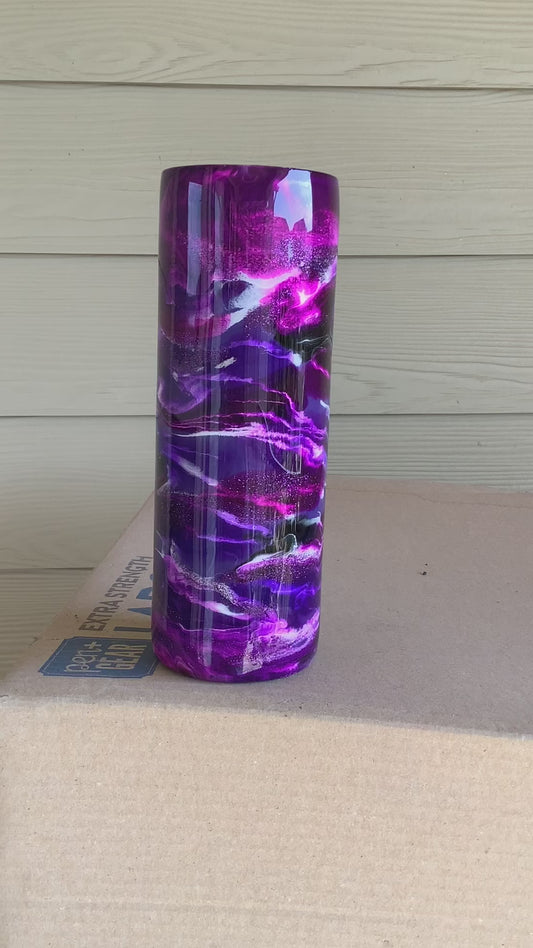 Purple 20 oz tumbler